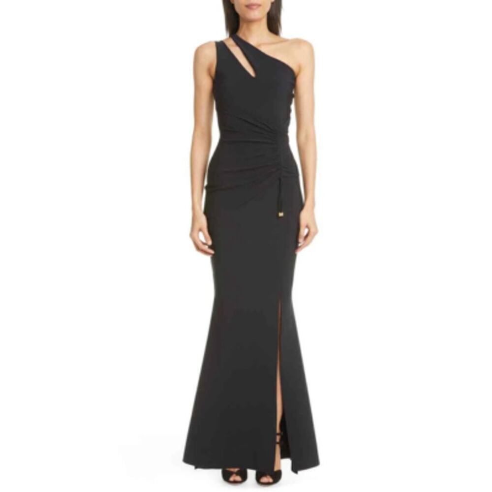 Chiara Boni Le Petite Robe Costanza Maxi Dress Formal Gown Black Size 48 / 12